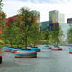 Illustration for article titled A Floating Forest Will Add Instant Greenery to Rotterdams Harbor